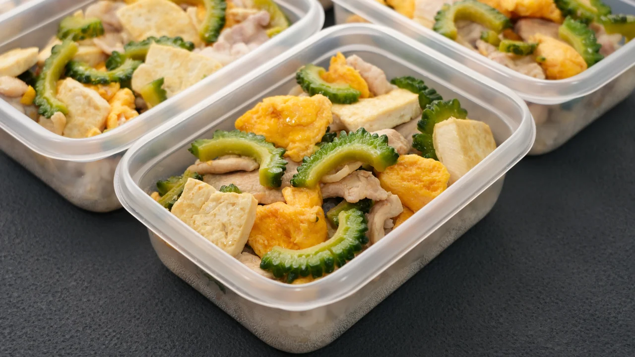 ゴーヤーチャンプルー弁当